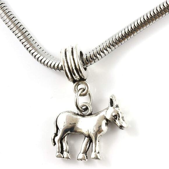 Donkey Bracelet - Ass Animal Charm Jewelry - Picture 4 of 9
